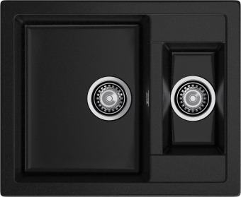 Детальное фото товара: GranFest QUADRO GF-Q-610 K, мойка, мрамор, черный