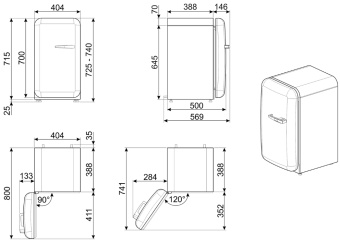 Детальное фото товара: Smeg FAB5LWH6