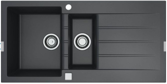 Детальное фото товара: ALVEUS GRANITAL CADIT 80 G91 CARBON, мойка, гранит, карбон (в комплекте с сифоном 1132822)