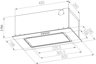 Детальное фото товара: Meferi INBOX60BG GLASS ULTRA