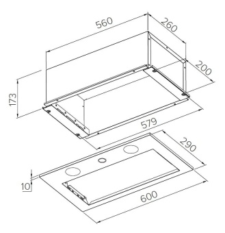 Детальное фото товара: MEFERI INBOX60IX PUSH COMFORT