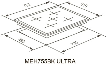 Детальное фото товара: MEFERI MEH755BK ULTRA