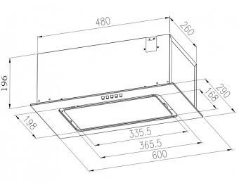 Детальное фото товара: MEFERI INBOX60WH LIGHT