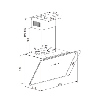 Детальное фото товара: Maunfeld Astro 60 Glass White