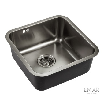 Детальное фото товара: Emar EMB-127A PVD Nano Dark, мойка, вороненая сталь