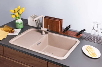 Детальное фото товара: Omoikiri DRY-02-LG, сушка для посуды, светлое золото