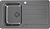 Фото товара: ALVEUS LINE MONARCH 20 ANTHRACITE, мойка, нерж.сталь, антрацит (в компл. с выпуском без сифона)