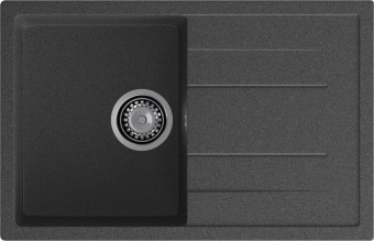 Детальное фото товара: GranFest QUADRO GF-Q-780 L, мойка, мрамор, графит