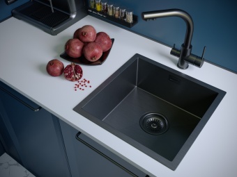 Детальное фото товара: Paulmark ESSEN, смеситель, вороненая сталь