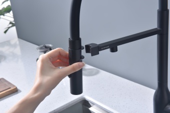 Детальное фото товара: Paulmark Magneto One, смеситель, антрацит