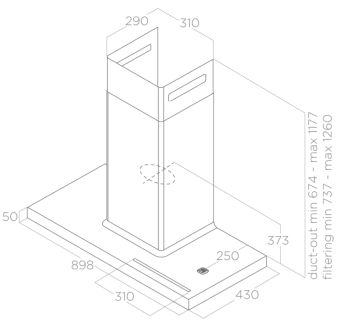 Детальное фото товара: ELICA BIO BLRO/A 90 ROVERE