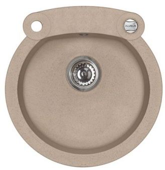 Детальное фото товара: ALVEUS ROLL 10 GRANITAL BEIGE-G55, мойка, гранит, бежевый (в комплекте с сифоном 1105296)