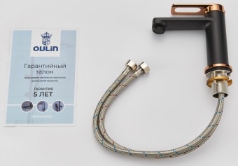 Детальное фото товара: Oulin OL-T9503, смеситель, черный