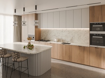 Детальное фото товара: Rivelato RINOX 5444 UN INOX, мойка, нержавеющая сталь
