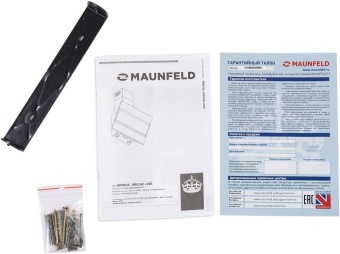 Детальное фото товара: Maunfeld BRIDGE 60 black glass black