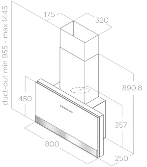 Детальное фото товара: ELICA SUPER PLAT @ GR/F/80