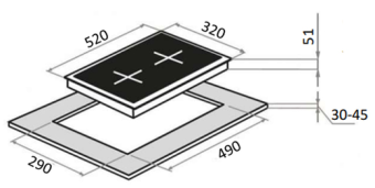 Детальное фото товара: Maunfeld EGHE.32.63CBG/G