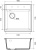 Детальное фото товара: Rivelato TESORO TR-505-L antracite, мойка, гранит, антрацит
