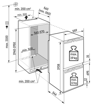Детальное фото товара: Liebherr ICNd 5603-20 001 Pure NoFrost