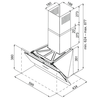 Детальное фото товара: Krona URAN 600 DN WHITE 4S