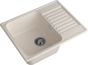 Детальное фото товара: GranFest QUARZ GF-Z13, мойка, гранит, белый