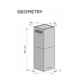 Детальное фото товара: Konigin Geometry Black/Black Glass 40