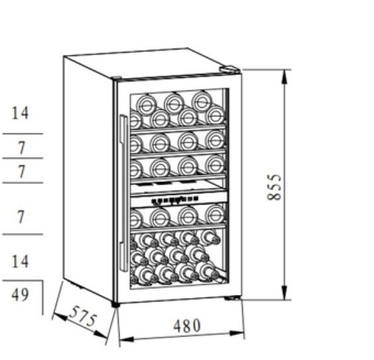 Детальное фото товара: Maunfeld MFWC-124D49