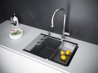 Детальное фото товара: Paulmark LUMI 55UNI, мойка, гранит, бежевый