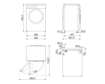 Детальное фото товара: Smeg WM3T24RU