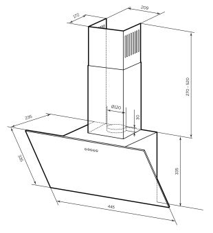 Детальное фото товара: LEX MOZA 450 BLACK