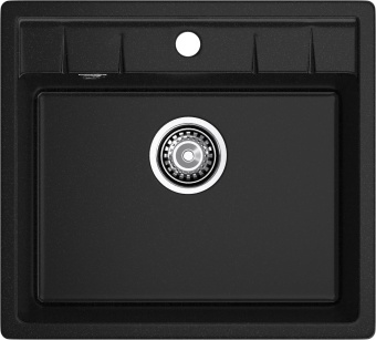 Детальное фото товара: GranFest QUADRO GF-Q-561, мойка, мрамор, черный