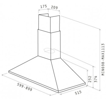 Детальное фото товара: ELICA TAMAYA RAIL ANBR/A/60