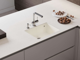 Детальное фото товара: Omoikiri Tedori 54-U-BL, мойка, гранит, черный