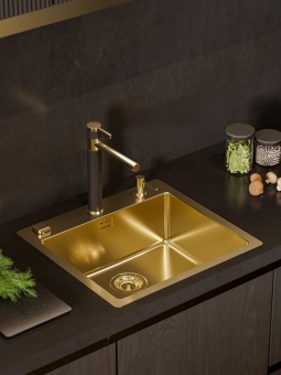 Детальное фото товара: ALVEUS ZINA MONARCH GOLD, смеситель, золото