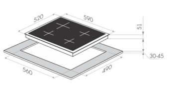 Детальное фото товара: Maunfeld EGHS.64.73CS/G