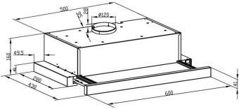 Детальное фото товара: LEX HUBBLE 2M 600 INOX