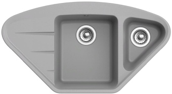 Детальное фото товара: Ewigstein Wink W- 80KF, мойка, гранит, серый металик