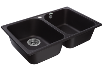 Детальное фото товара: GranFest QUARZ GF-Z15, мойка, гранит, черный