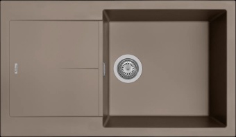 Детальное фото товара: Rivelato LUMO LM-8650 tartufo, мойка, гранит, коричневый