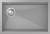 Детальное фото товара: Rivelato LINO LN-654-L grigio metallizz, мойка, гранит, серый металлик