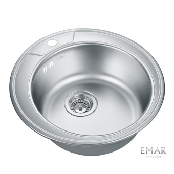 Детальное фото товара: Emar EM-490, мойка, нержавеющая сталь