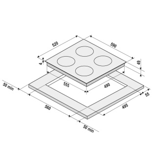 Детальное фото товара: Krona ZAUBER 60 BL TK