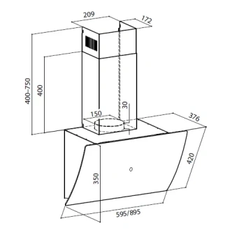 Детальное фото товара: LEX PLAZA GS 600 BLACK