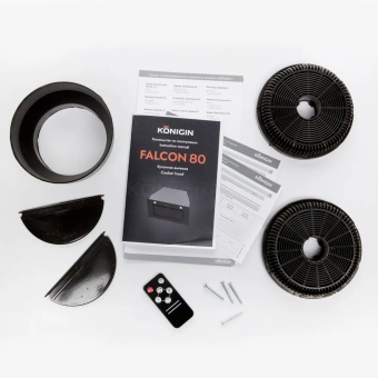 Детальное фото товара: Konigin Falcon Black Glass 80