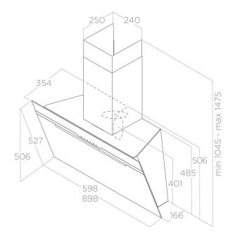 Детальное фото товара: ELICA MAJESTIC @ WH/A/60