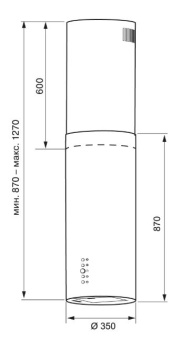 Детальное фото товара: Krona TINA ISOLA 350 BLACK 3P