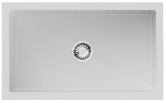 Детальное фото товара: Omoikiri Mikura 76-WH Glossy, мойка, керамика, белый глянцевый
