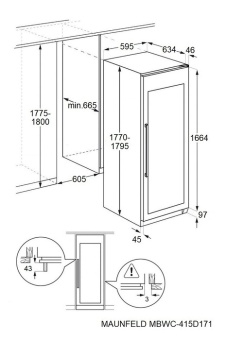 Детальное фото товара: Maunfeld MBWC-415D171