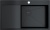 Детальное фото товара: Omoikiri Akisame 86-GB-R Side , мойка, нержавеющая сталь/графит, чаша справа
