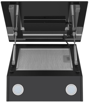 Детальное фото товара: Maunfeld MEDWAY 60 Glass Black/Stripe Inox